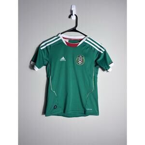 Mexico Jersey Small Youth National Team Blank No Name Soccer Futbol Gameday Tee